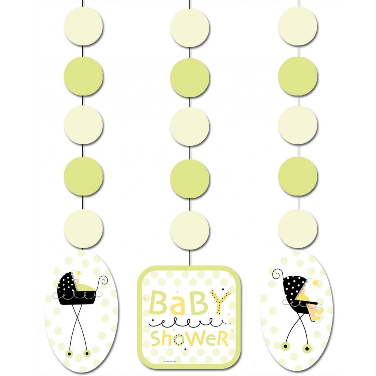 Stroller Fun Hanging Cutouts (Pack of 3)