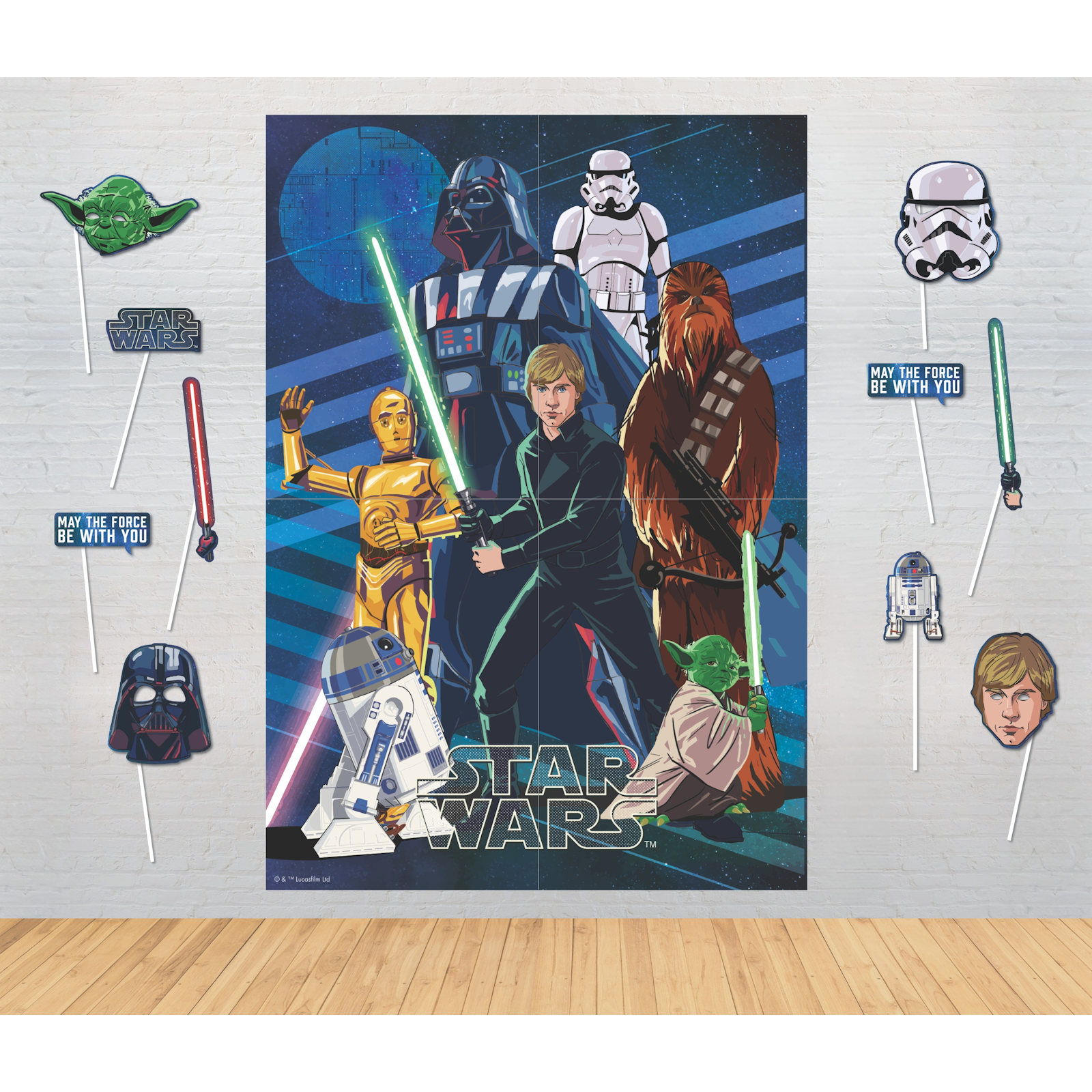 Star Wars Character Scene Setter With Photo Props