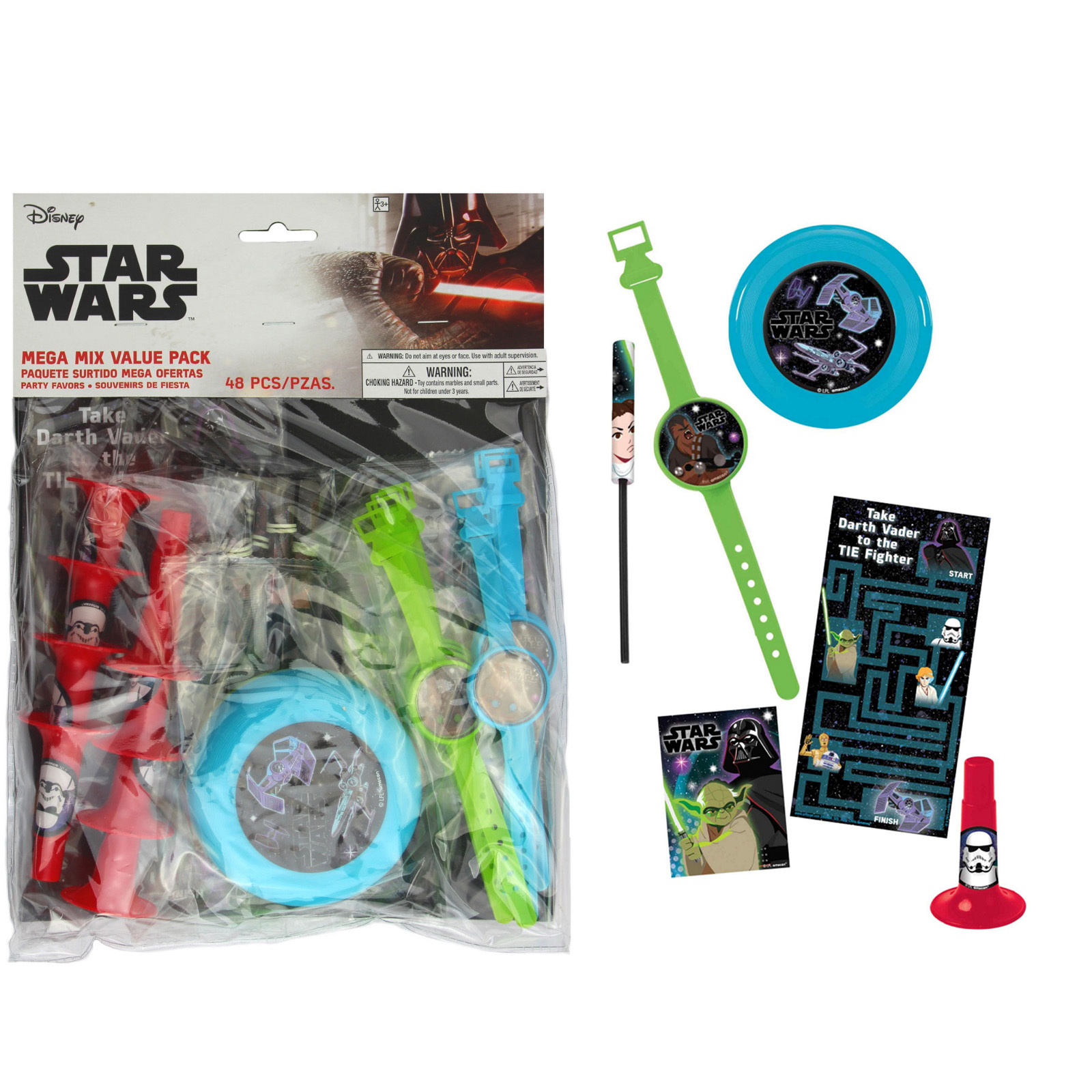 Star Wars Galaxy Mega Mix Value Favour Pack (48 Pieces)