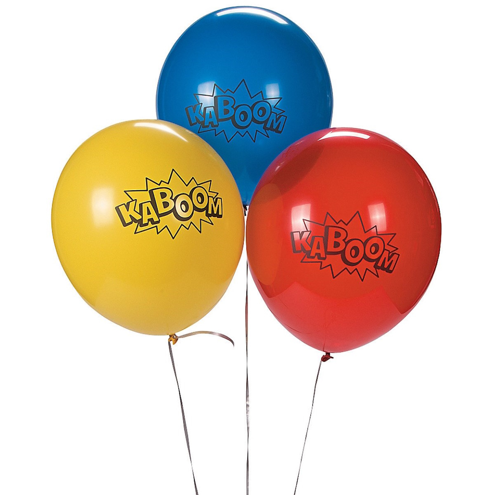 Superhero Latex Balloons (Pack of 12)