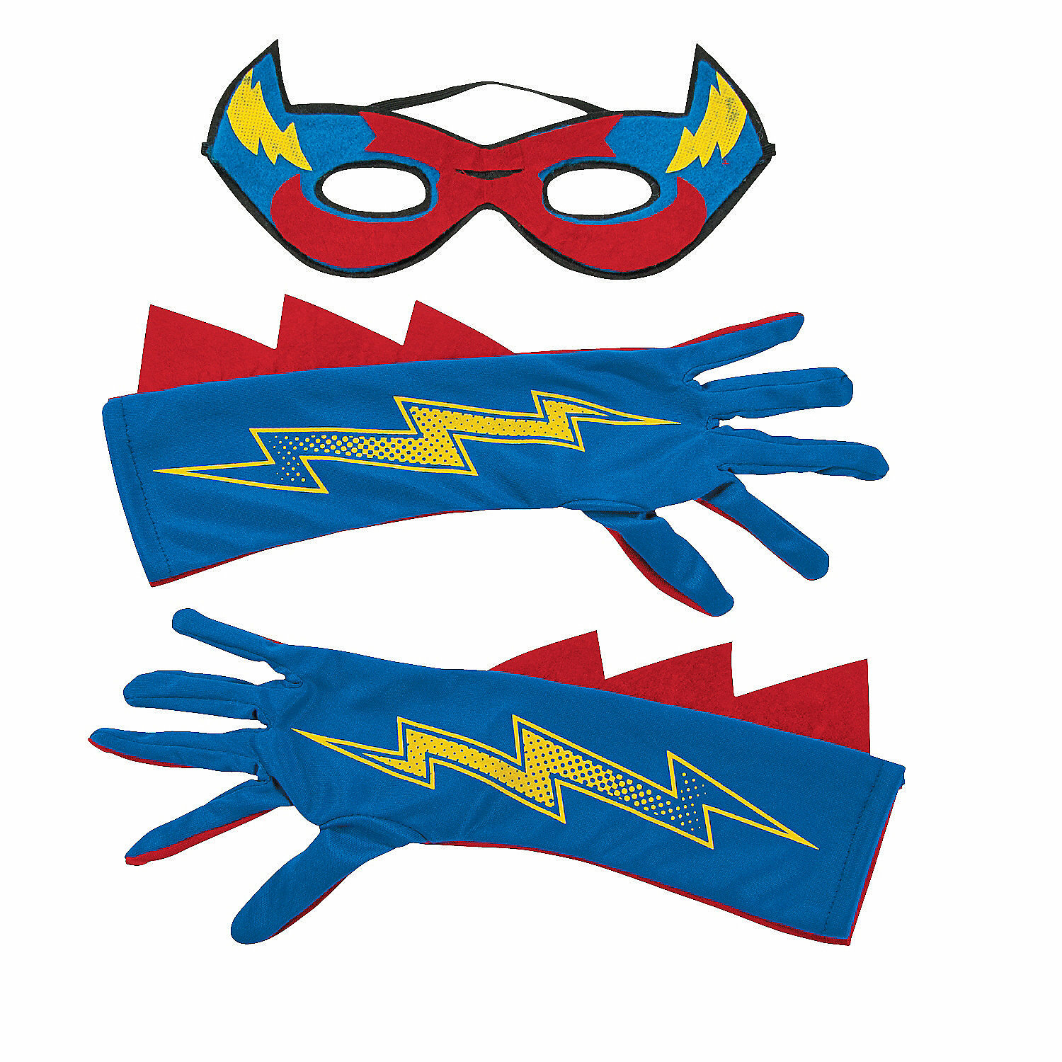 Superhero Mask And Glove Set