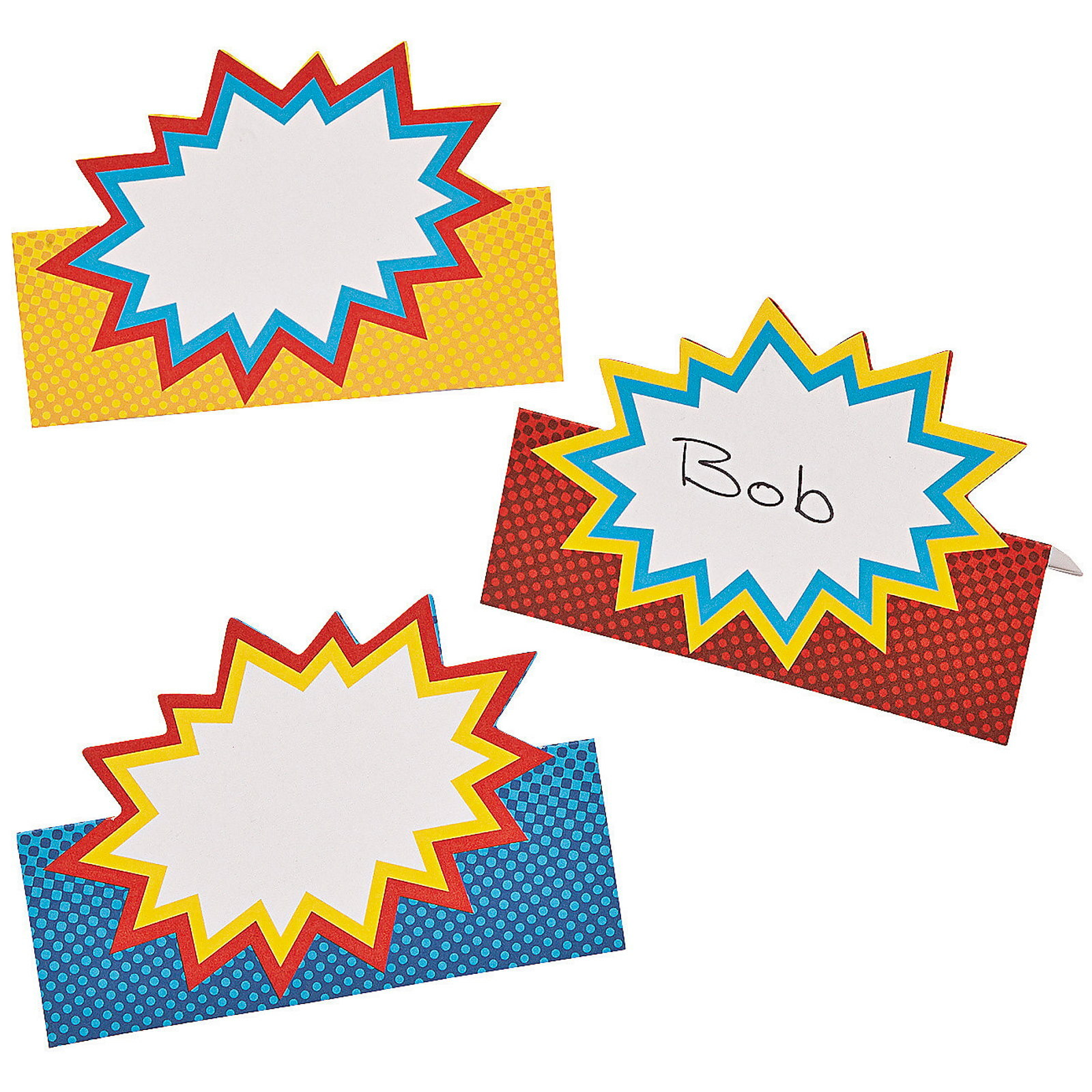 Superhero Place Cards (Pack of 24)