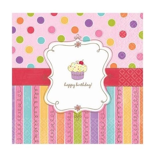 Sweet Stuff Small Napkins / Serviettes (Pack of 16)