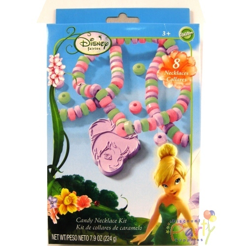 Tinkerbell Candy Necklace Kit (Pack of 8)