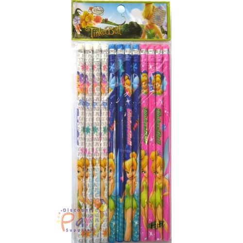 Tinkerbell Pencils (Pack of 12)