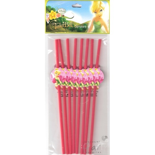Tinkerbell Drinking Straws (Pack of 8)