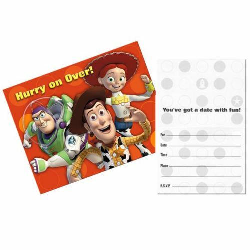 Toy Story 3 Party Invitations (Pack of 8)
