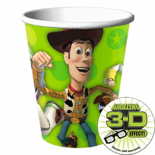 Toy Story 3 Paper Cups (Pack of 8)