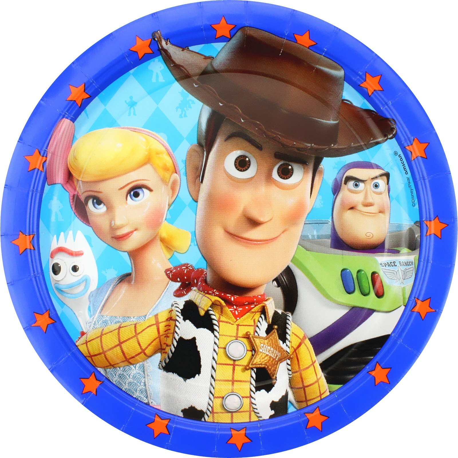 Toy Story 4 Large Paper Plates (Pack of 8)