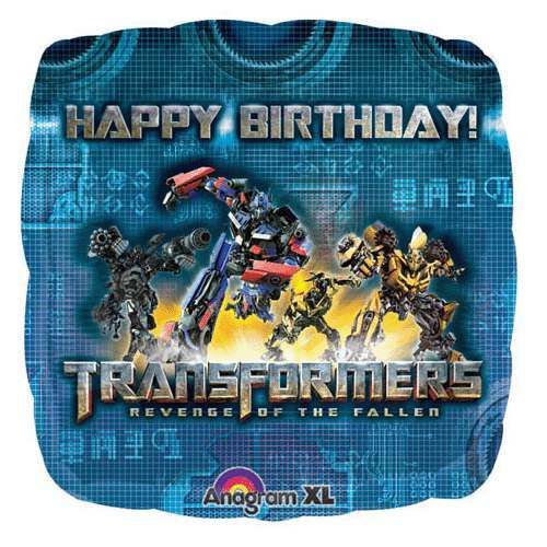 Transformers Happy Birthday Helium Balloon