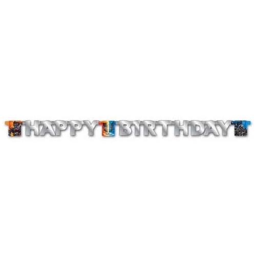 Transformers Happy Birthday Banner