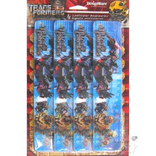 Transformers: Revenge of the Fallen Bookmarks (Pack of 4)
