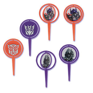 Transformers Cupcake Picks (Pack of 12)