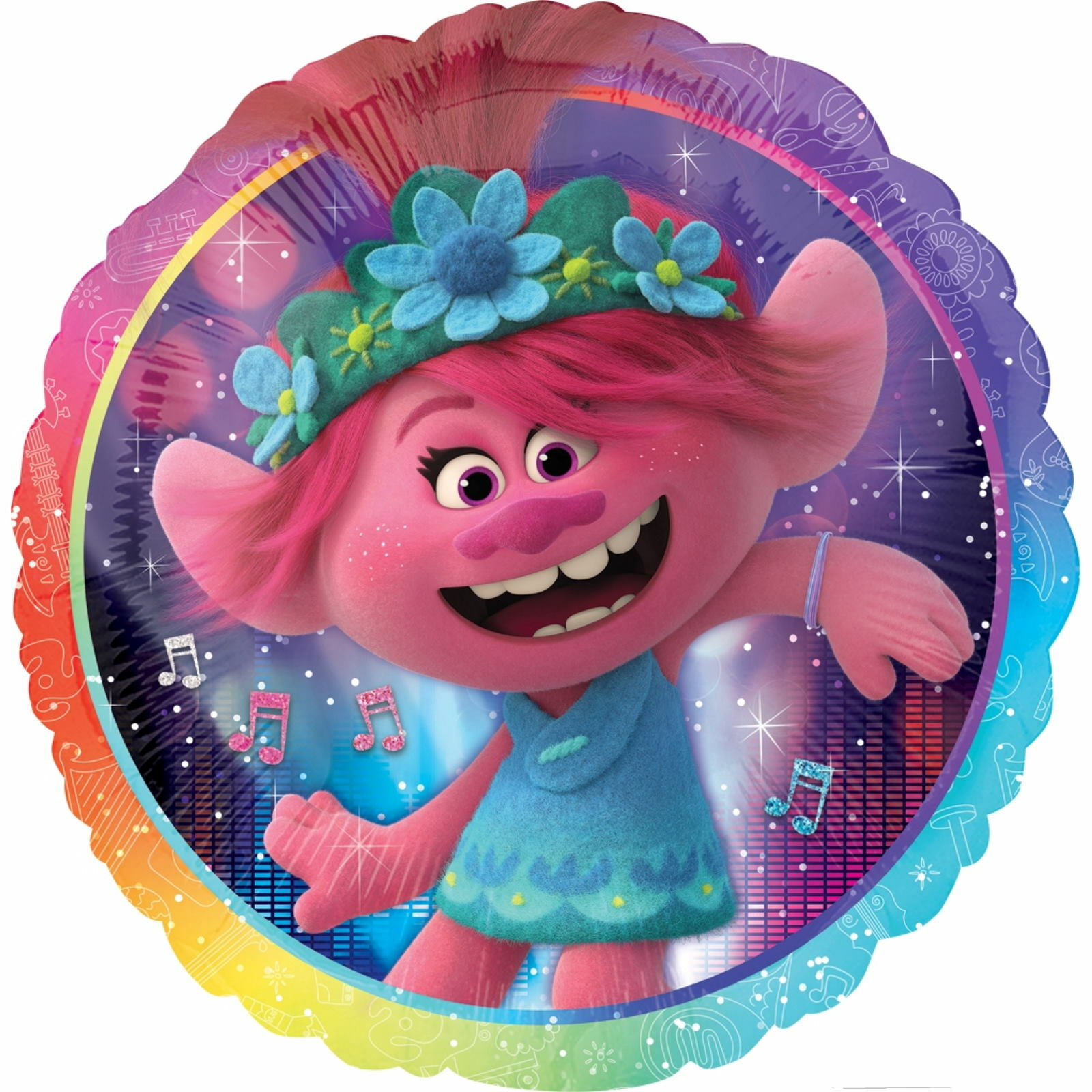 Trolls World Tour Helium Foil Balloon