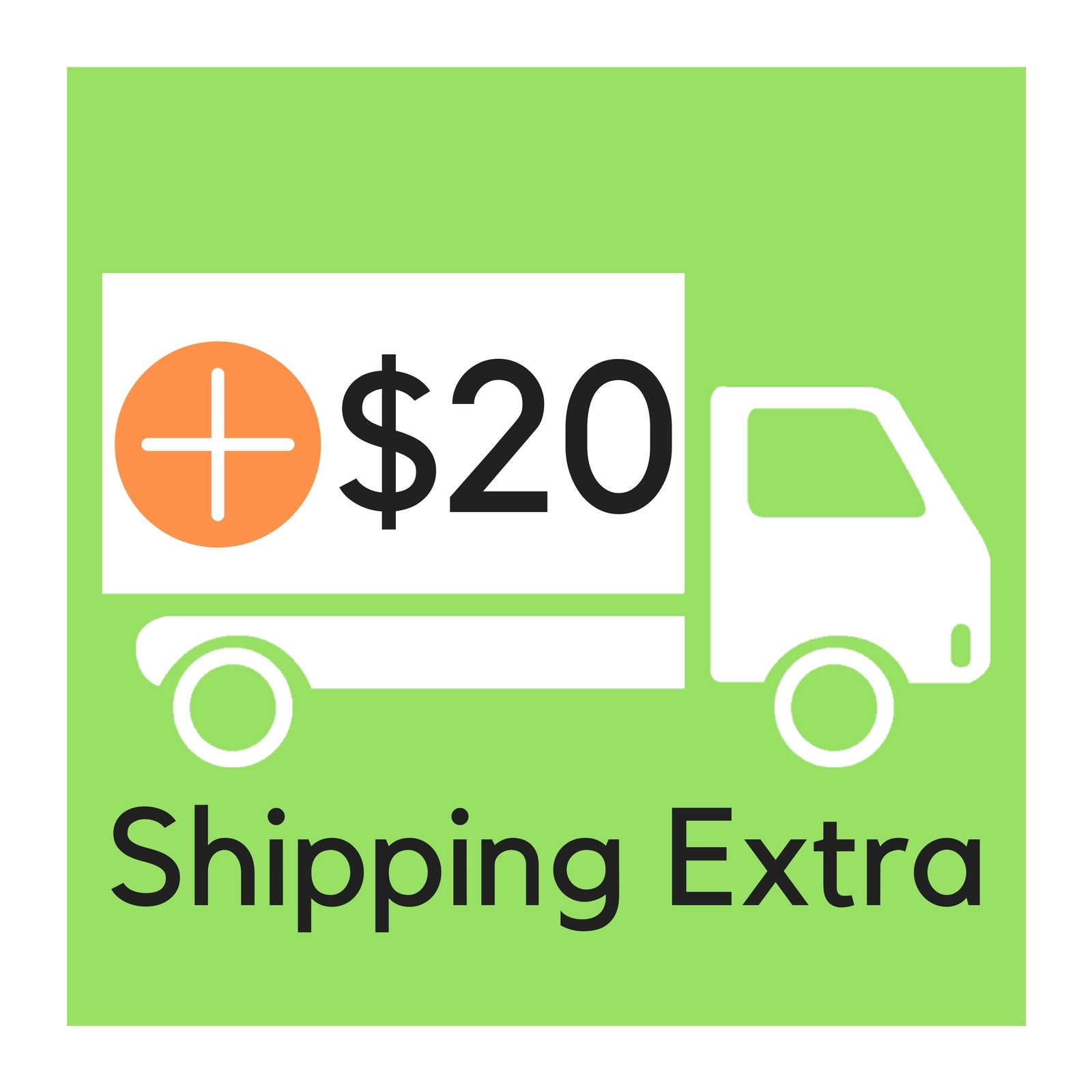 Shipping Extra $20