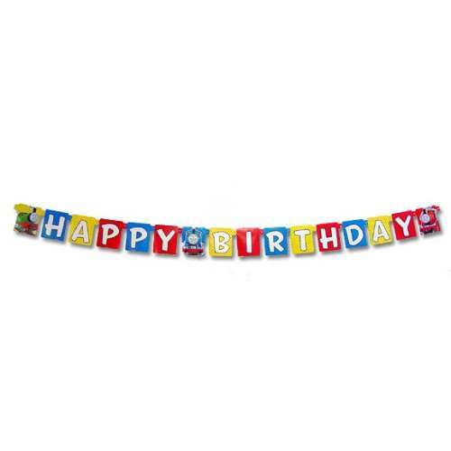 Thomas The Tank Engine Happy Birthday Banner
