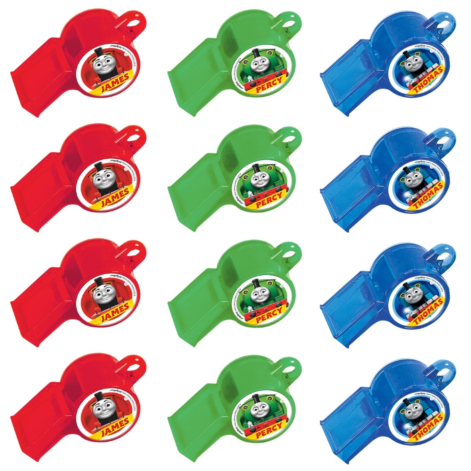 Thomas The Tank Engine All Aboard Whistles (Pack of 12)