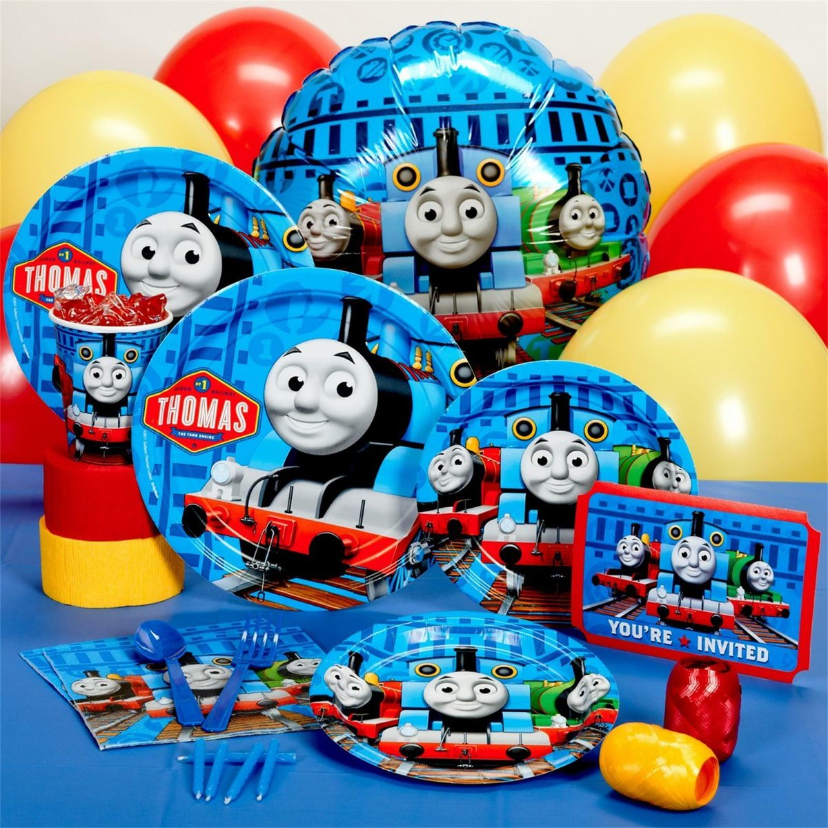 Thomas The Tank Engine Birthday Party Pack for 8 Guests Thomas the