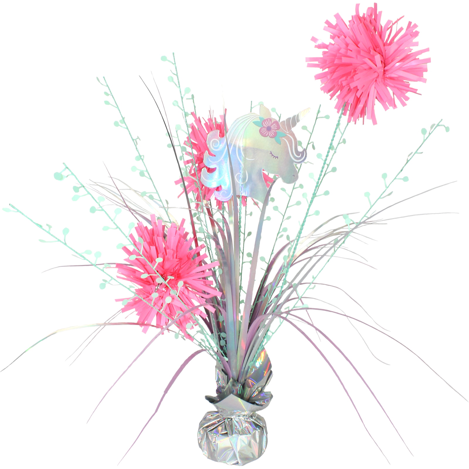Enchanted Unicorn Foil Spray Centrepiece 