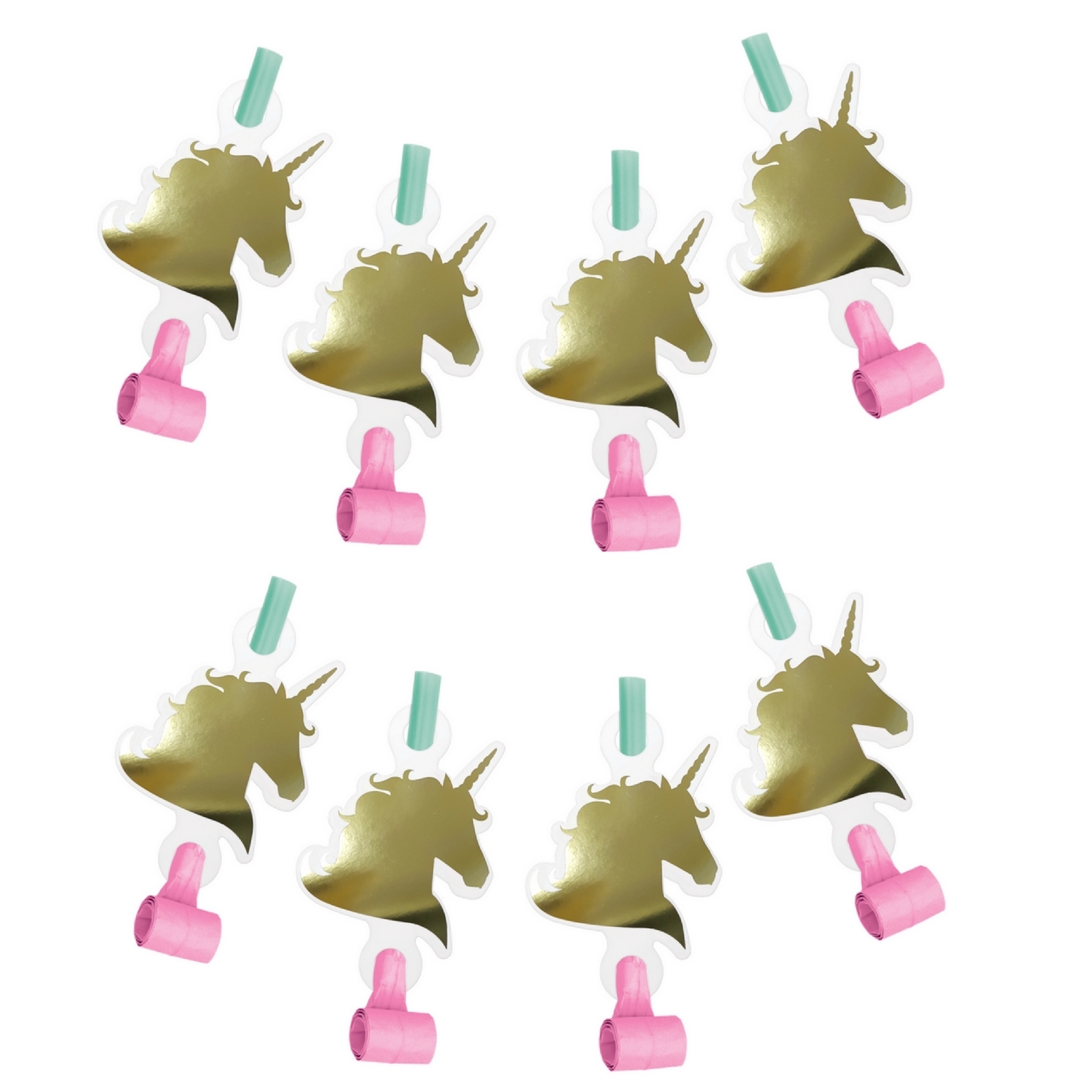 Unicorn Sparkle Party Blowers (Pack of 8)