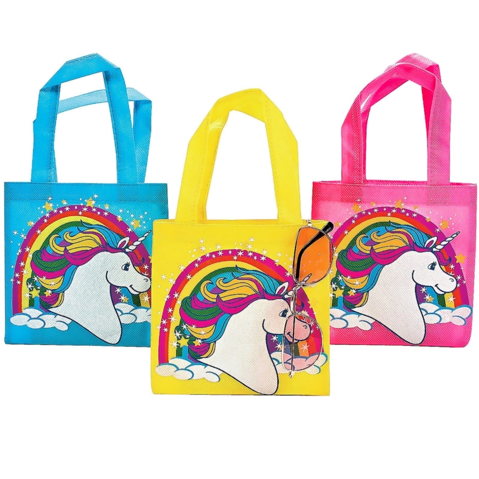Mini Unicorn Tote Bags (Pack of 12)