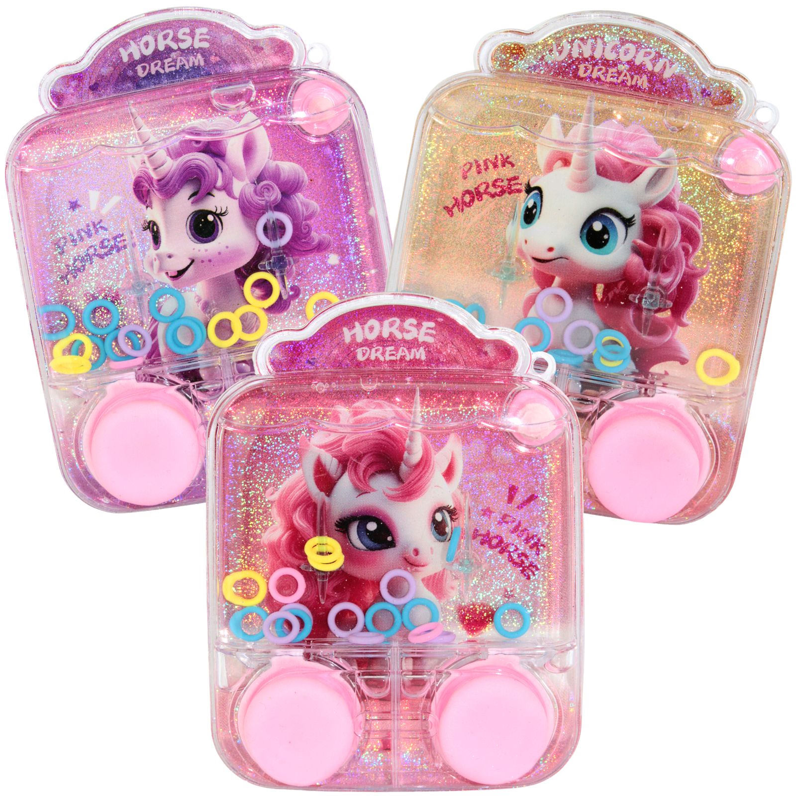 Mini Unicorn Water Ring Toss Game (1 Only)