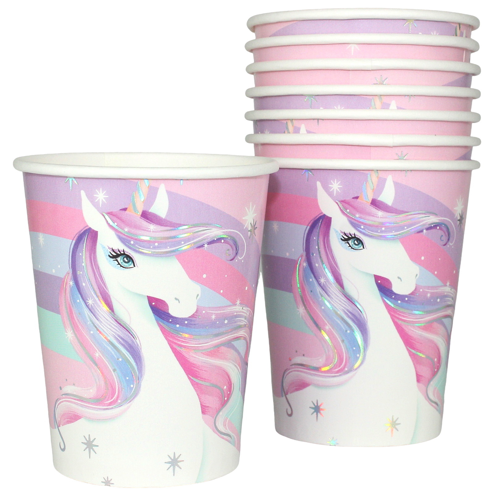 Fantasy Unicorn Paper Cups (Pack of 8)