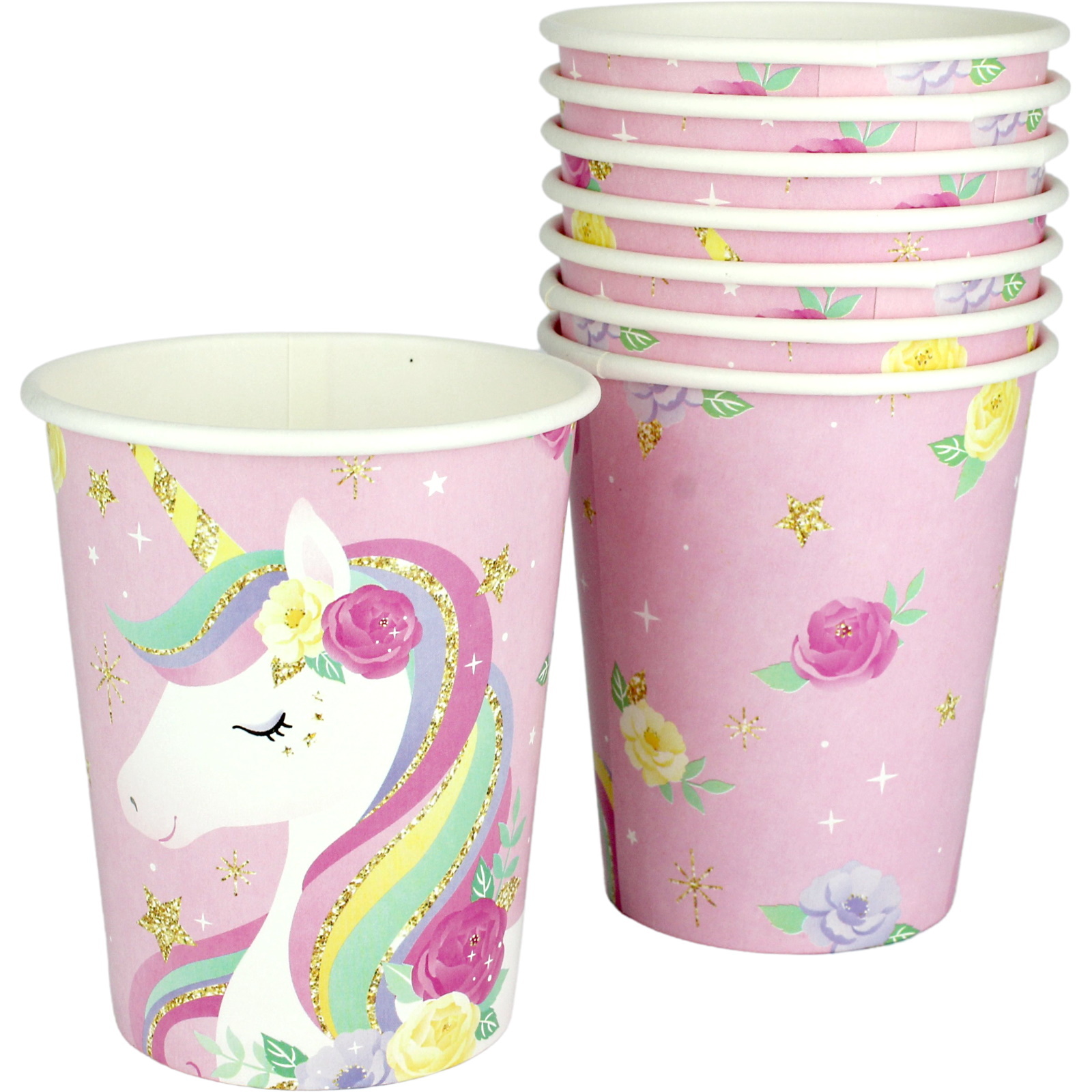 Fairytale Unicorn Paper Cups (Pack of 8)
