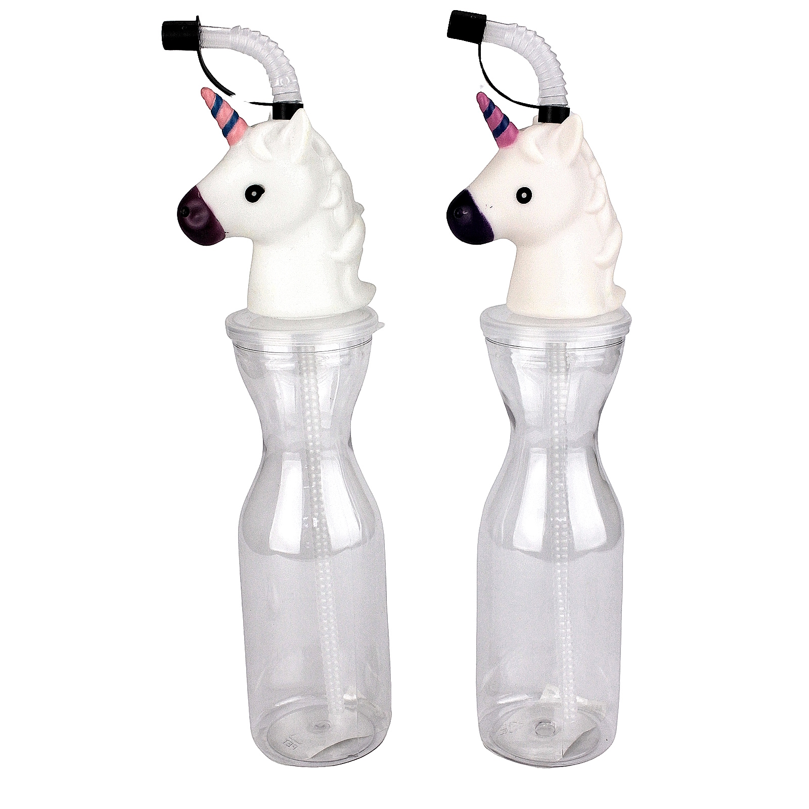 Unicorn Novelty Cup with Straw Assorted