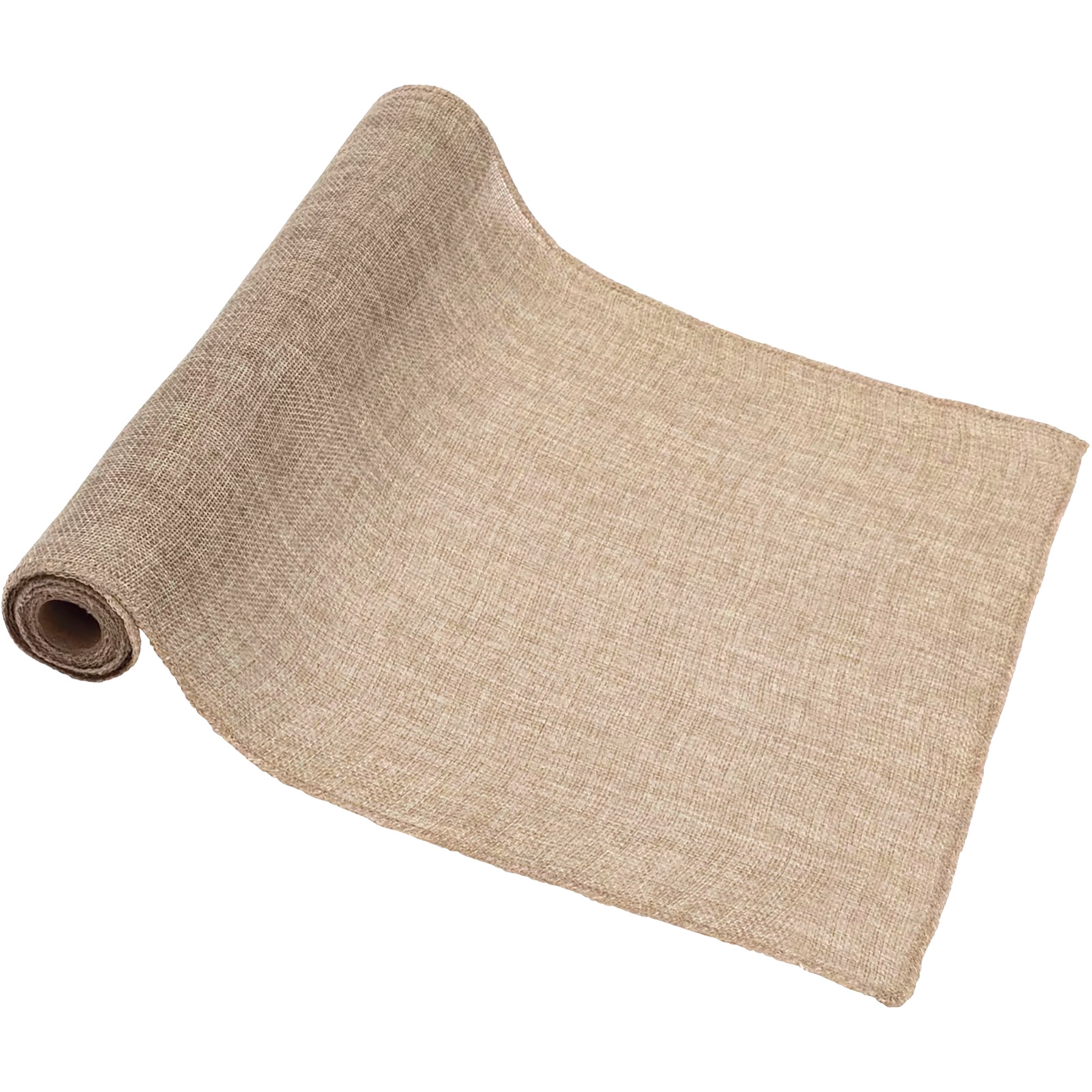 Hessian Look Table Runner 2.74m