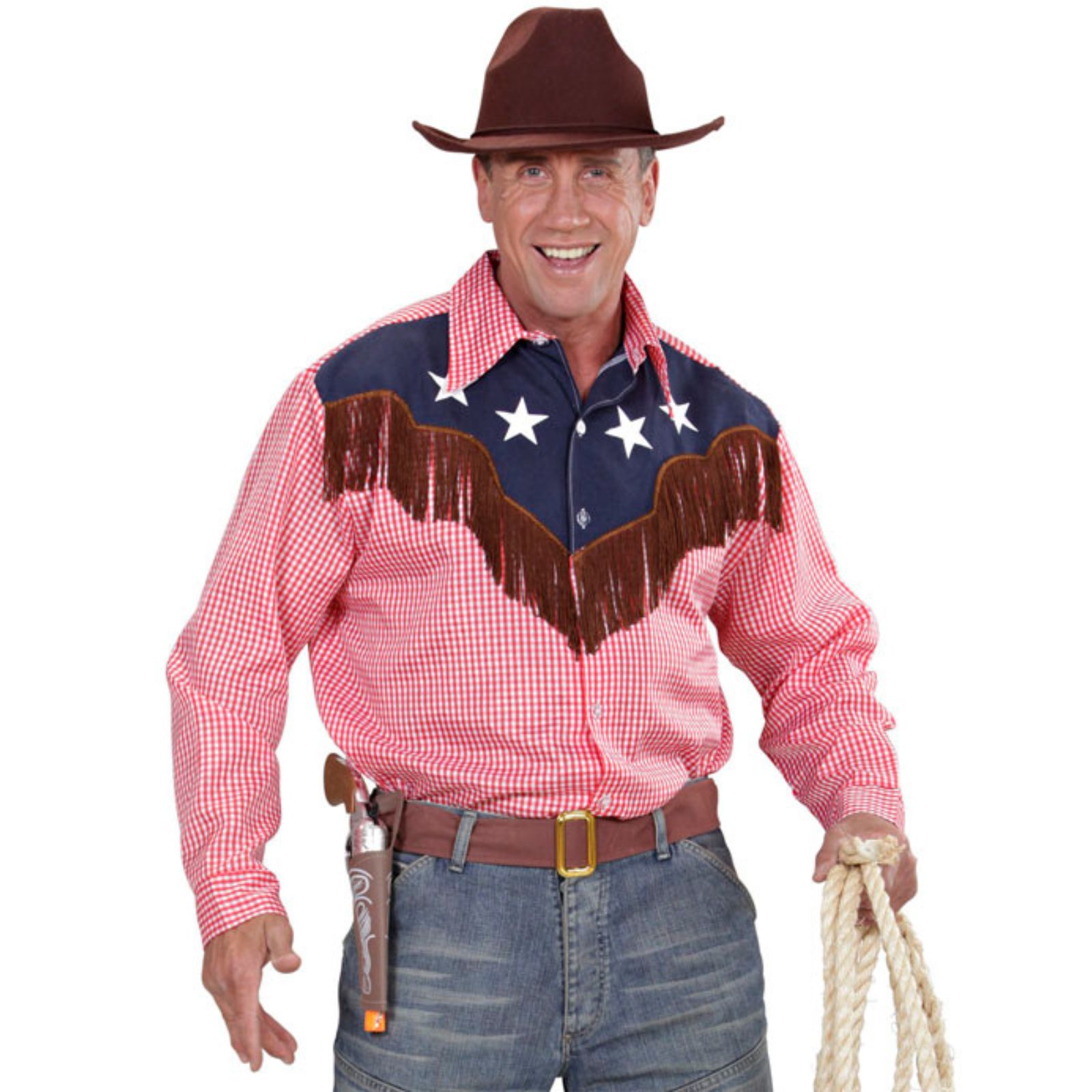 Rodeo Cowboy Shirt Men's Costume