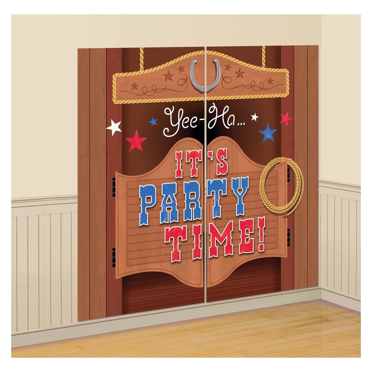 Bandana and Blue Jeans Western Scene Setter Wall Decorations