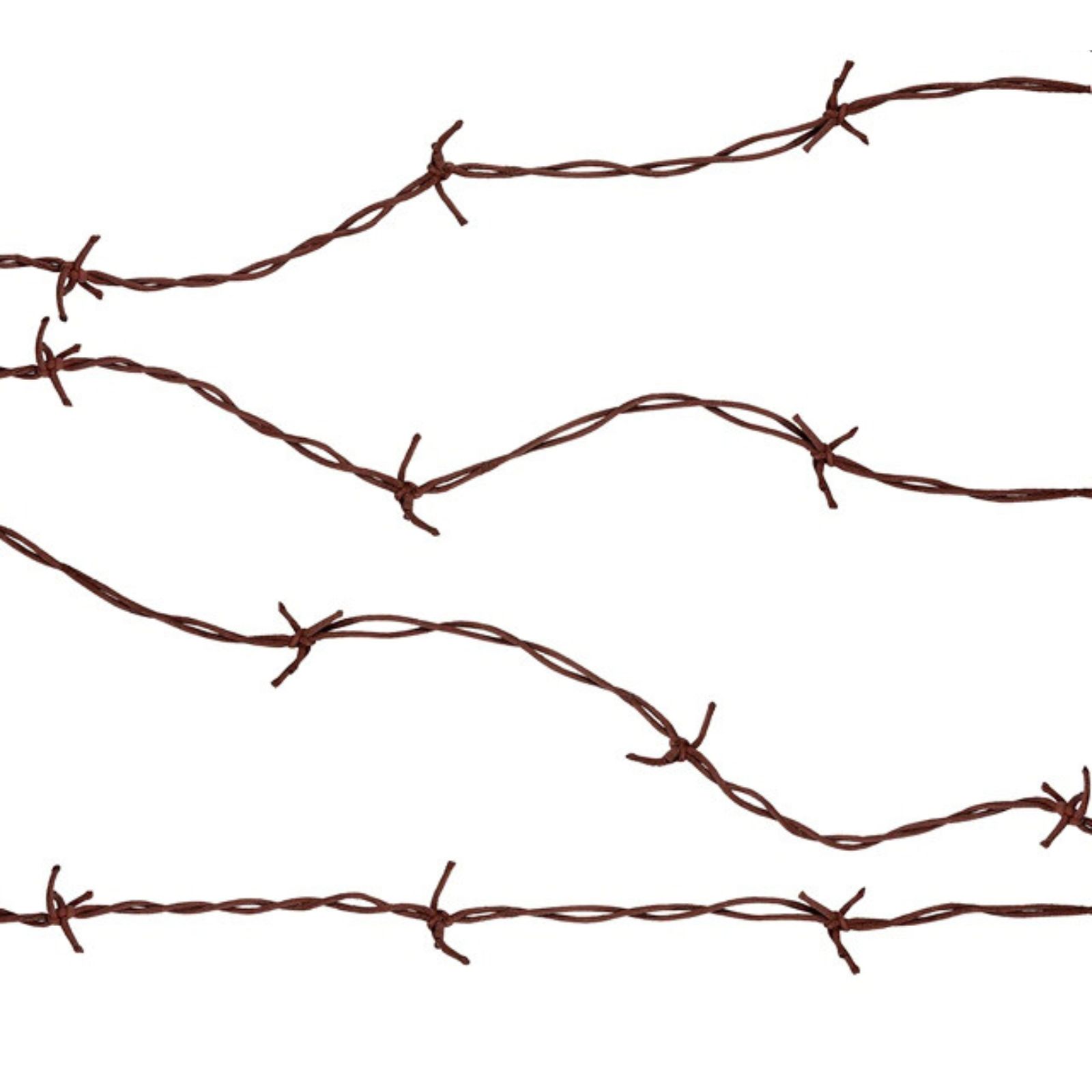 Brown Barbed Wire Cord Decoration