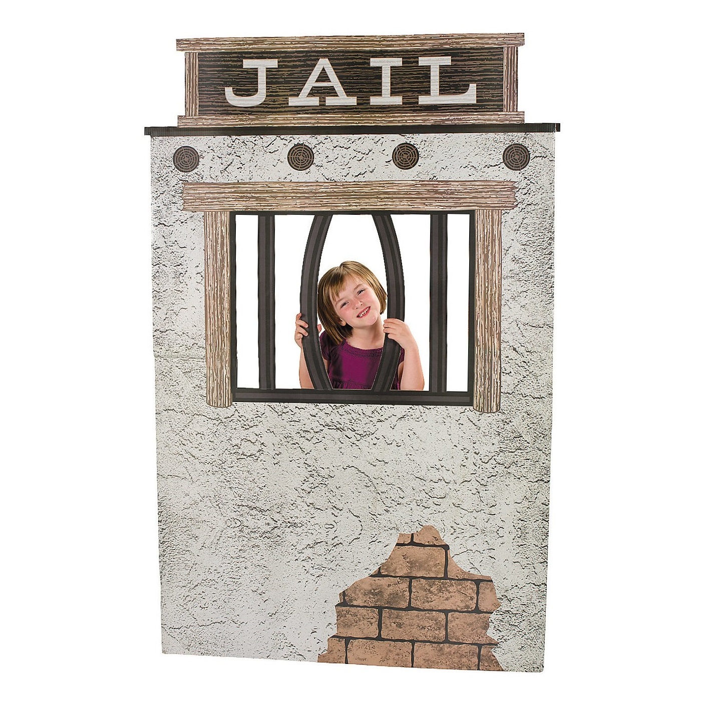 Jail Cell Stand Up Photo Prop *DAMAGED*