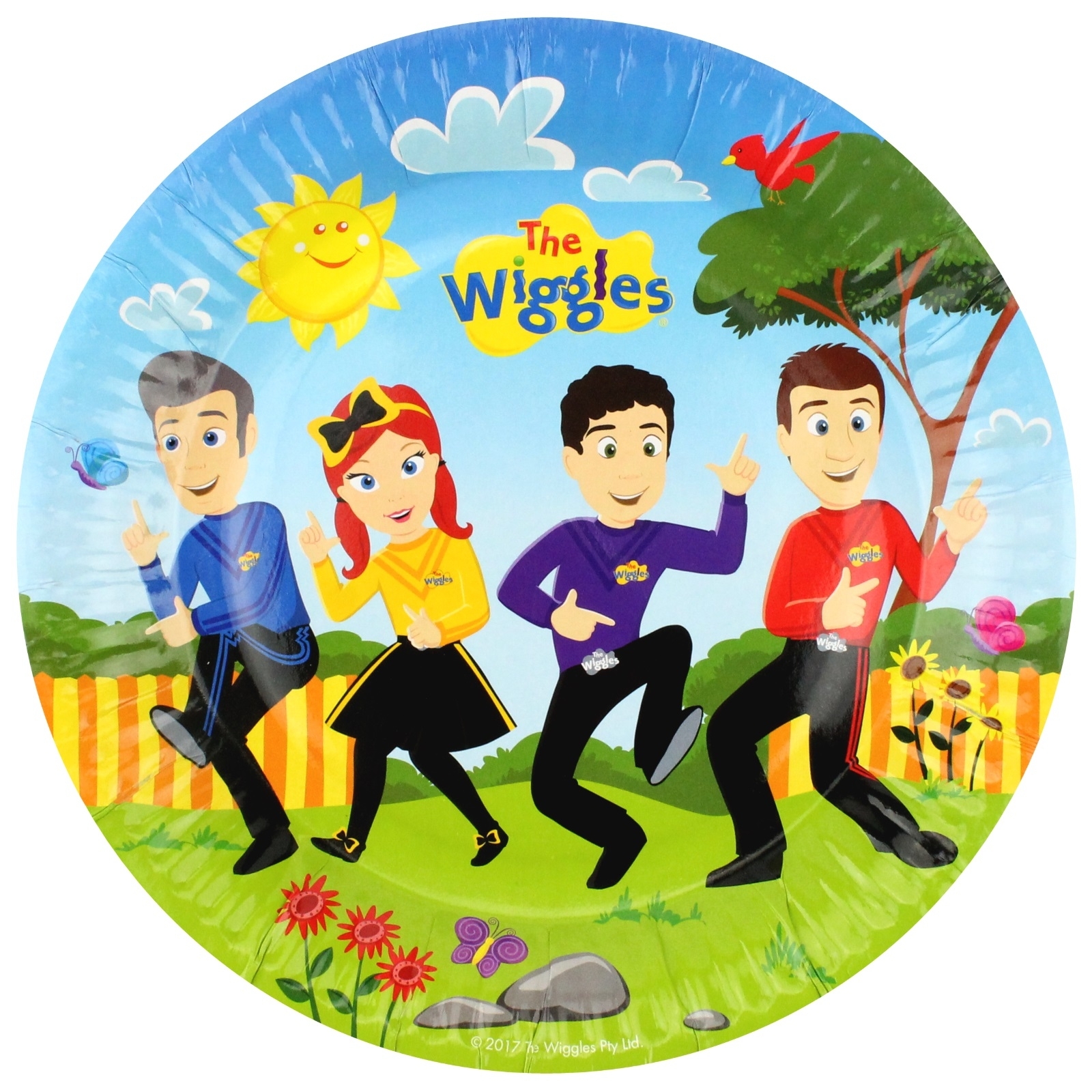The Wiggles Large Paper Plates (Pack of 8)