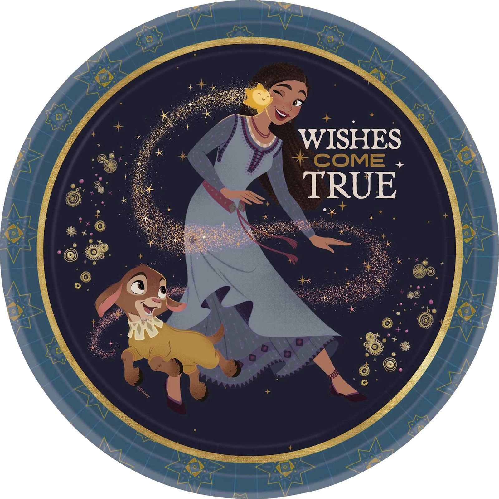 Disney Wish Large Paper Plates (Pack of 8)