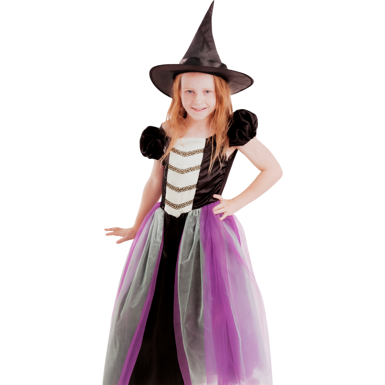 Girls Starry Witch Costume  