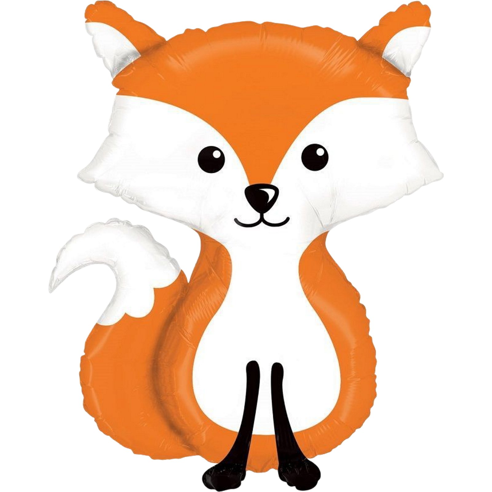 Woodland Animal Fox Helium Foil Balloon 86cm
