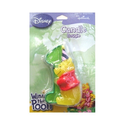 Winnie the Pooh 1st Birthday Candle - Boy